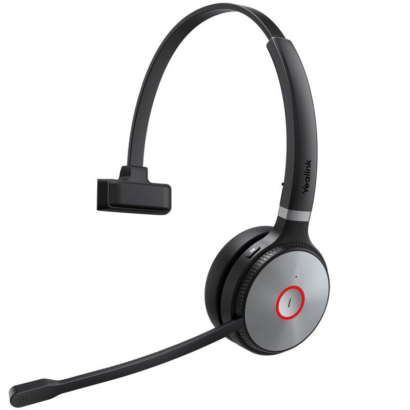 Yealink WHM621-UC Replacement Mono Headset for WH62 Mono UC and WH66 Mono UC DECT Systems, Headset Only