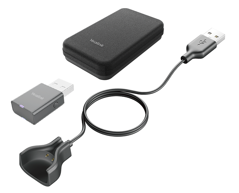 Yealink PAK-WH63/67 Portable Accessory Kit for WH63/67 DECT Headsets – Plug-and-Play, Lightweight, Built for Hybrid Work