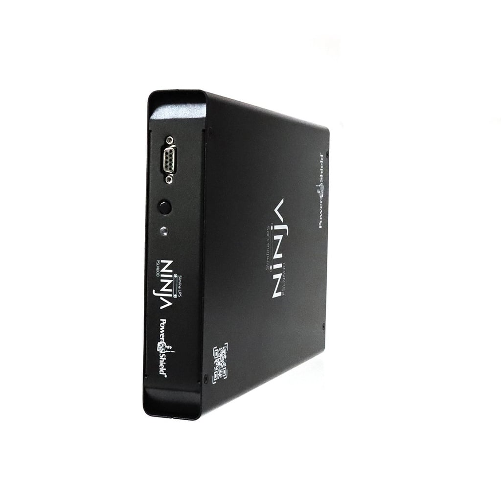 PowerShield Ninja Slimline 600VA LiFePO4 UPS, 360W, 42mm Slim