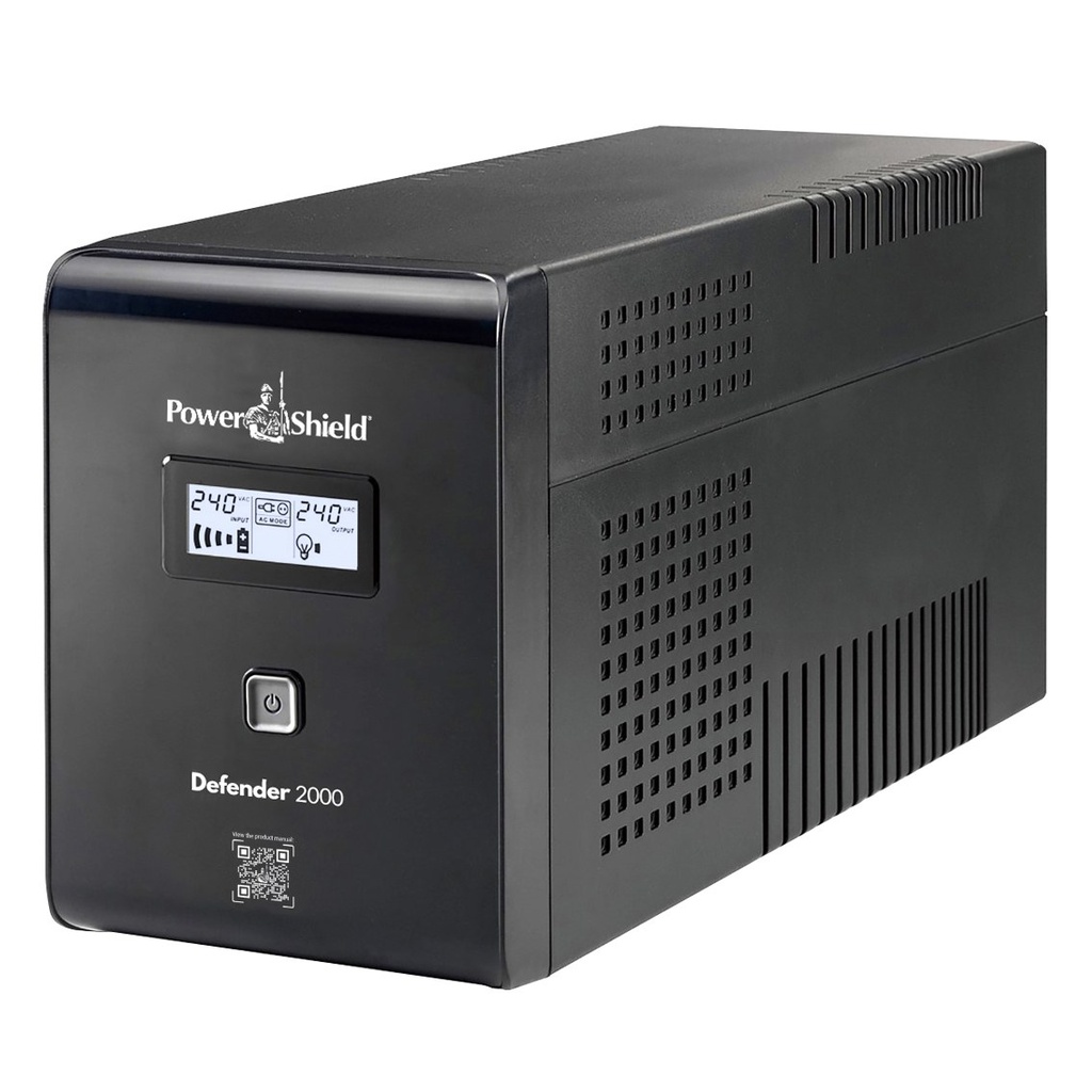 PowerShield Defender 2000VA Line Interactive UPS, 1200W, Tower