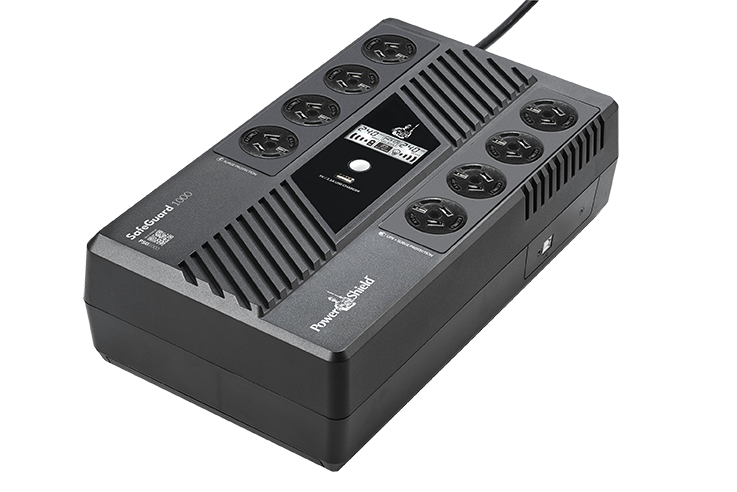 PowerShield SafeGuard 1000VA Line Interactive UPS, 600W, Powerboard Style