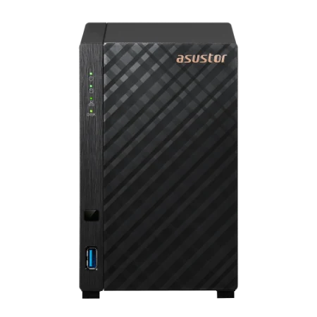 ASUSTOR Drivestor 2 Gen2 AS1202T 2-Bay NAS with Seagate Exos X24 12TB HDD (ST12000NM002H)