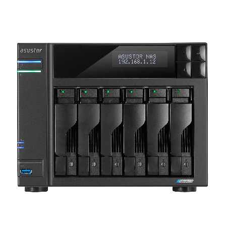 ASUSTOR Lockerstor 6 Gen2+ AS6706T v2 6-Bay NAS with Seagate IronWolf 10TB HDD (ST10000VN000)