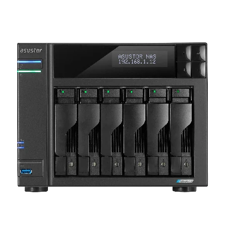 ASUSTOR Lockerstor 6 Gen2+ AS6706T v2 6-Bay NAS with Seagate IronWolf 4TB HDD (ST4000VN006)