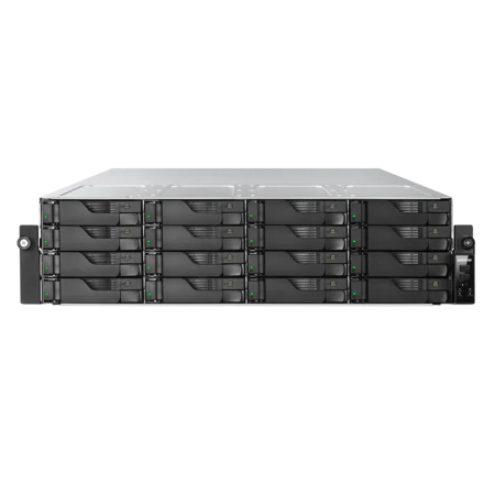 ASUSTOR Lockerstor 16R Pro Gen2 AS7216RDX 16-Bay NAS, Ryzen 7 Pro 7745, 16GB RAM, Dual 10GbE, 1x M.2 NVMe