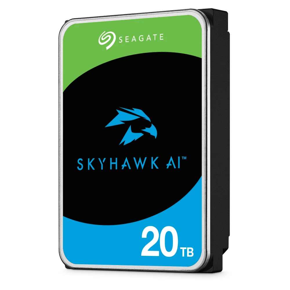 Seagate SkyHawk AI 20TB Surveillance Hard Drive, 3.5" SATA, 7200 RPM (ST20000VE003)