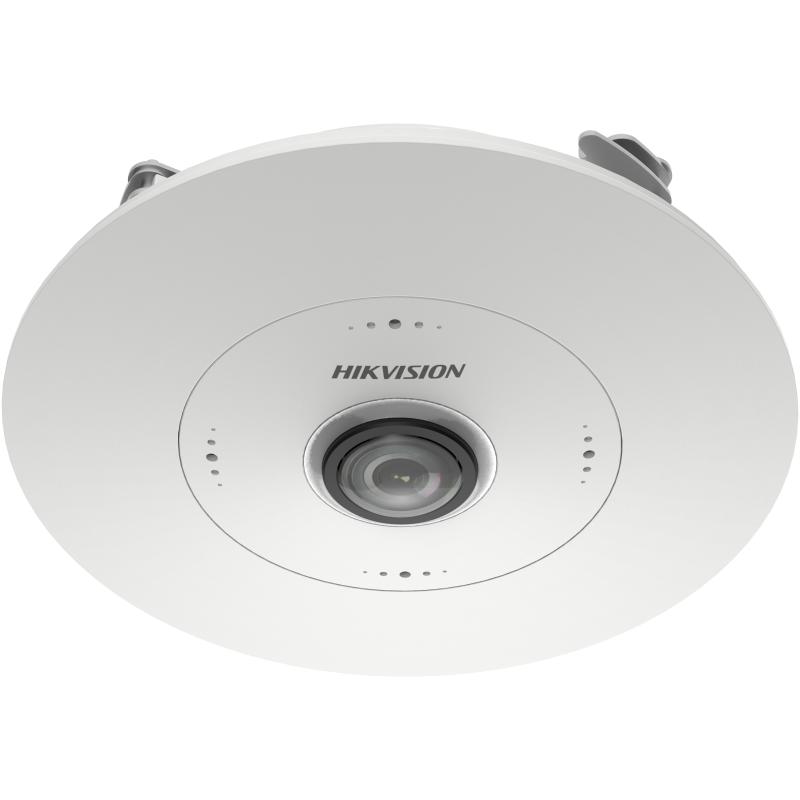 Hikvision DS-2CD6365G1-S-RC DeepinView 6 MP Fisheye Network Camera, 1.16 mm 180°, People Counting, 4 Built-in Mics, Indoor