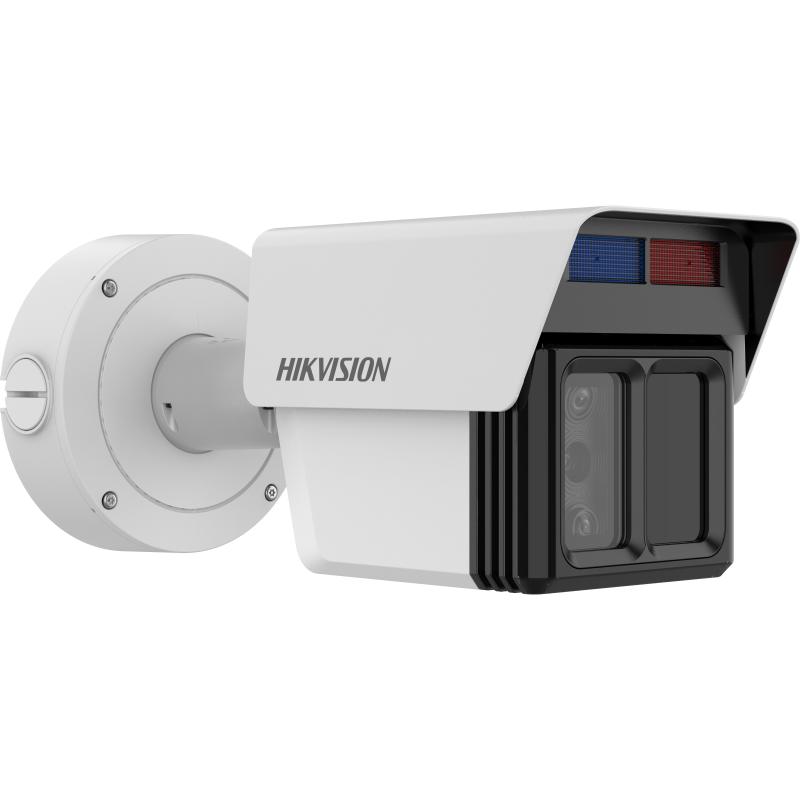 Hikvision iDS-2CD7T46G2/VX3-IHSY DeepinViewX Triple-Lens Bullet Network Camera, 4 MP + 2 × 2 MP, 4/12/25 mm, IR 120 m, Guanlan AI