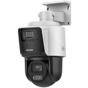 Hikvision DS-2SE3C404MWG-E/14 TandemVu 4 MP + 4 MP Dual-Lens PTZ Network Camera, 4× Optical Zoom, 40 m IR