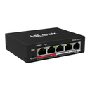 HiLook by Hikvision NS-0105P-35 4-Port Fast Ethernet Unmanaged PoE Switch, 35 W