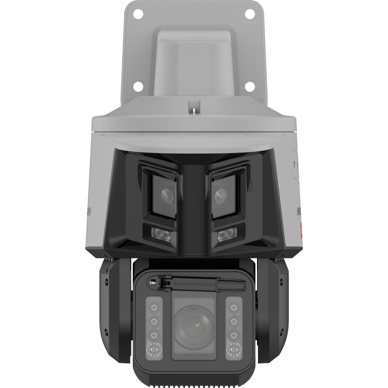 Hikvision DS-2ST5C432MWG-EW/26(PA) TandemVu Polymer Anti-Corrosion PTZ, 6 MP 180° Panoramic + 4 MP 32× Zoom, IR 150 m, Wiper, NEMA 4X