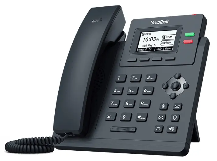 Yealink SIP-T31P Entry-level Gigabit IP phone with an extra-large LCD screen