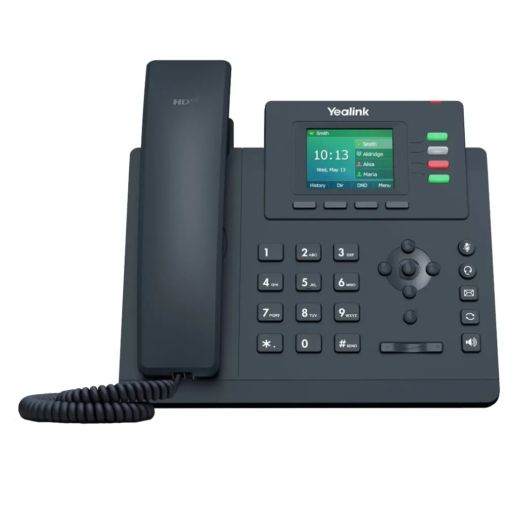 Yealink SIP-T33G Entry-level IP Phone with 4 Lines & Color LCD