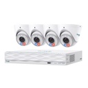 TP-Link Omada T8S4-2T 8MP Turret PoE Security Camera System with 2TB HDD
