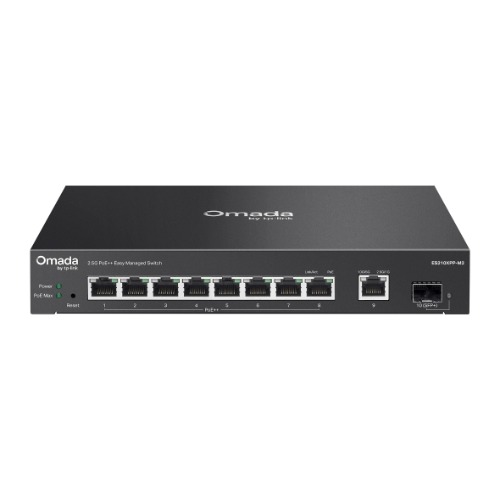 TP-Link ES210XPP-M2 Omada 8-Port 2.5G + 2-Port 10G Easy Managed Switch with 8-Port PoE++