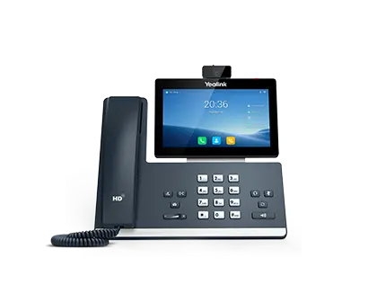 Yealink SIP-T58W-C 16 Line IP HD Android Phone with Video Camera, 7" colour touch screen, HD voice, Built in Bluetooth and WiFi, USB 2.0 Port