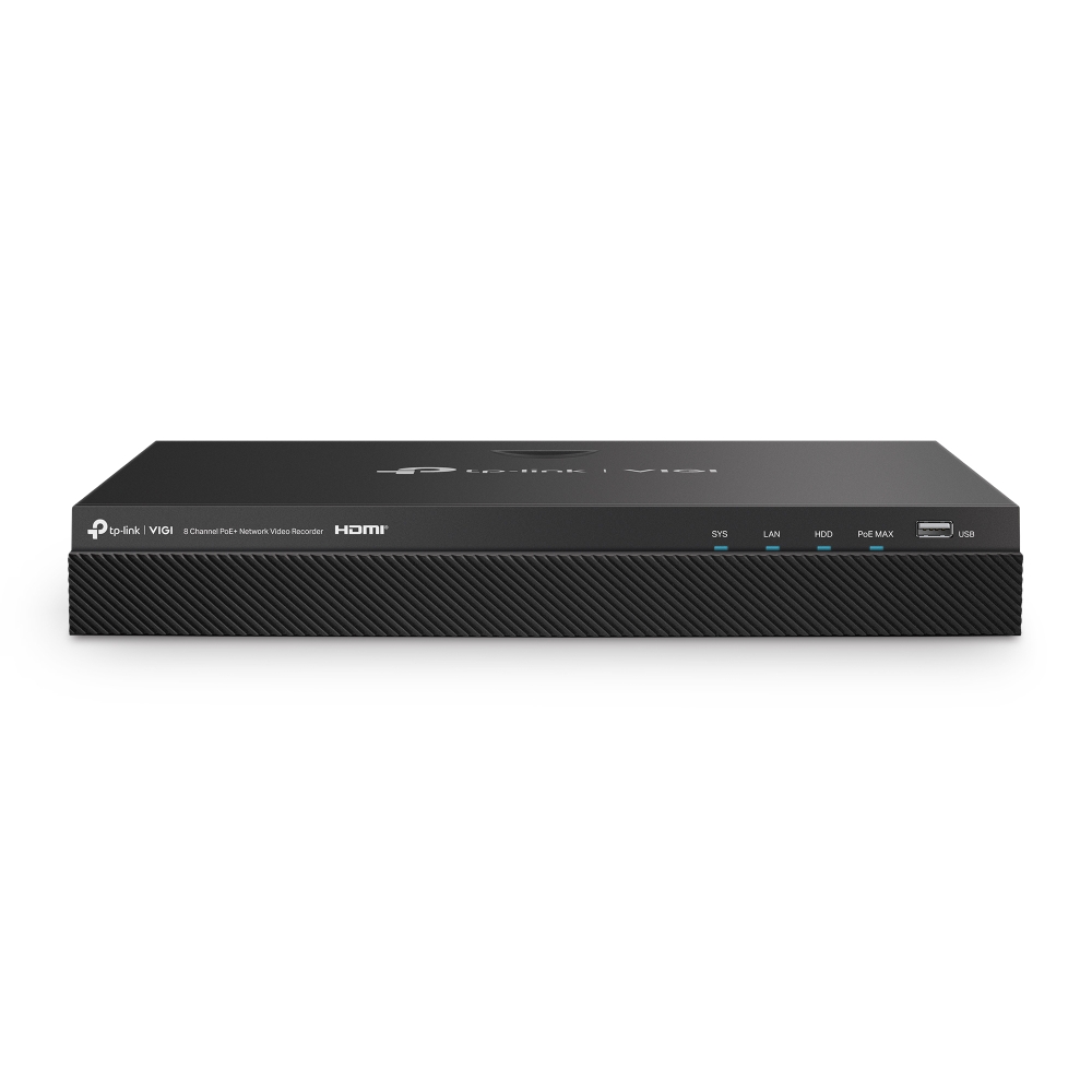 TP-Link VIGI NVR2008H-8MP 8-Channel Network Video Recorder