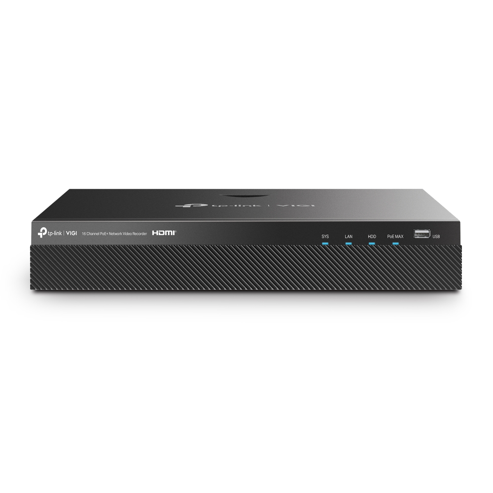 TP-Link VIGI NVR2016H-16P 16-Channel PoE+ Network Video Recorder
