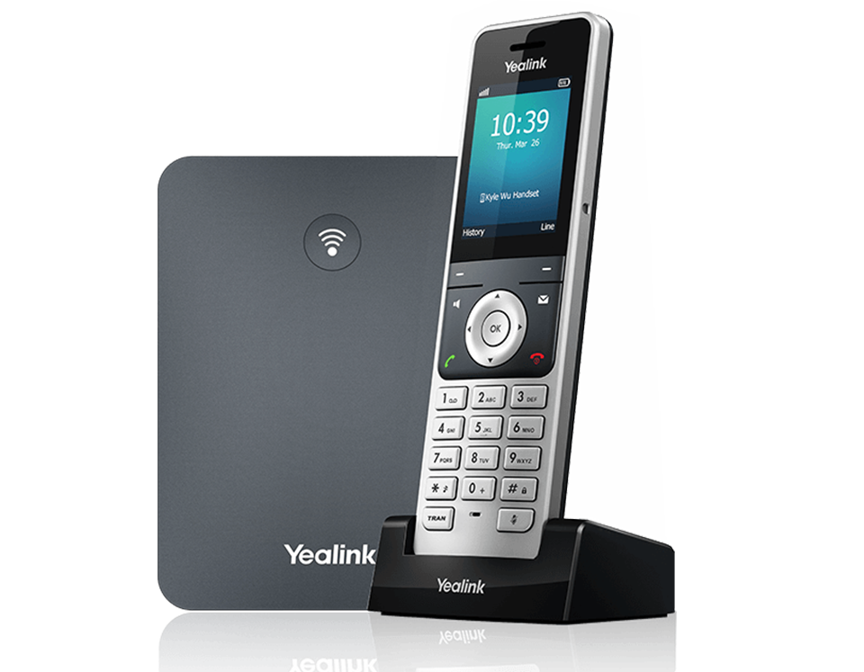 Yealink W76P DECT phone system (base and handset)