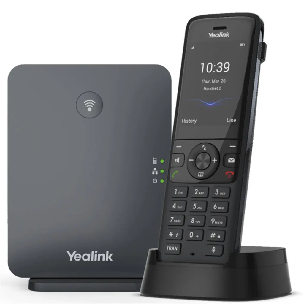 Yealink W78P Wireless DECT Phone System with W70B Base Station and W78H Handset