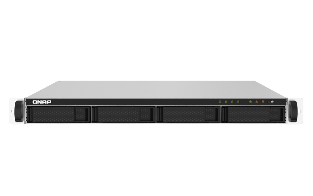 QNAP TS-432PXU-2G 4-Bay 1U Rackmount NAS, ARM Quad-Core 1.7GHz, 2GB, 2 x 10GbE SFP+, 2 x 2.5GbE