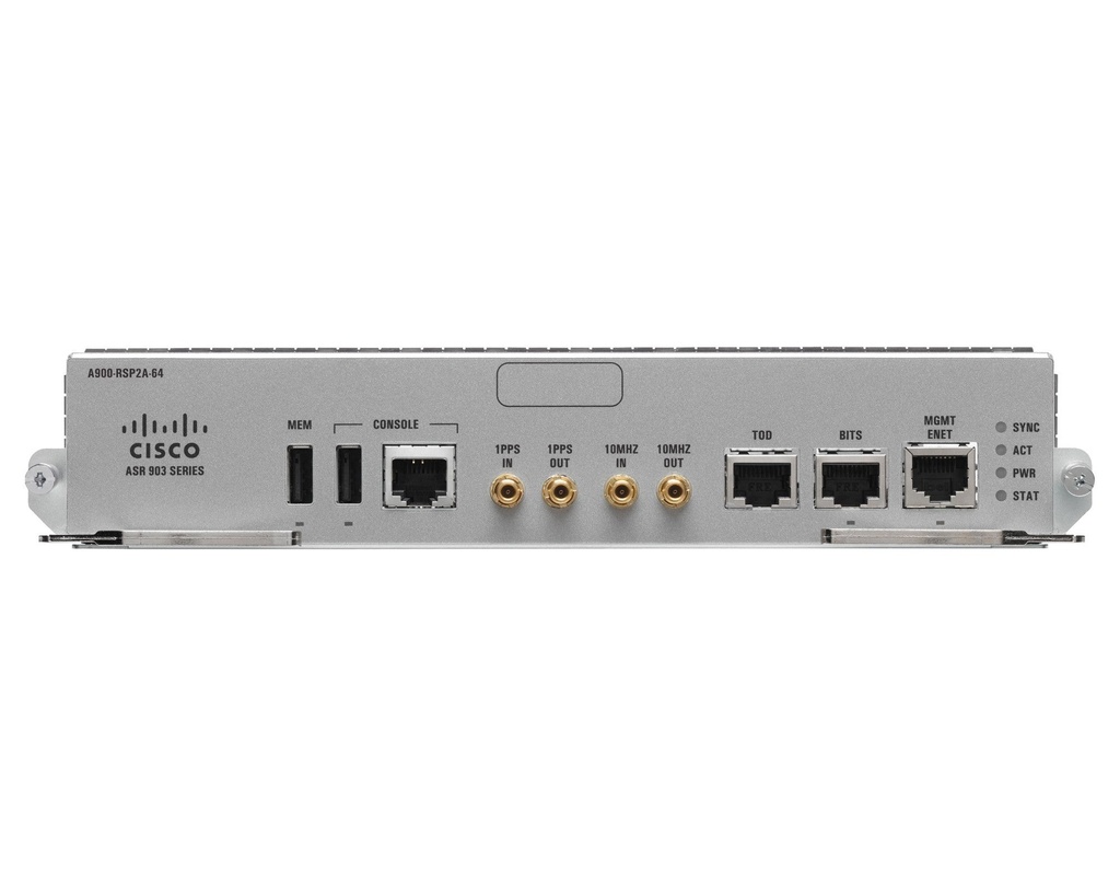 Cisco A900-RSP2A-64 ASR 900 Route Switch Processor 2 - 64G, Base Scale