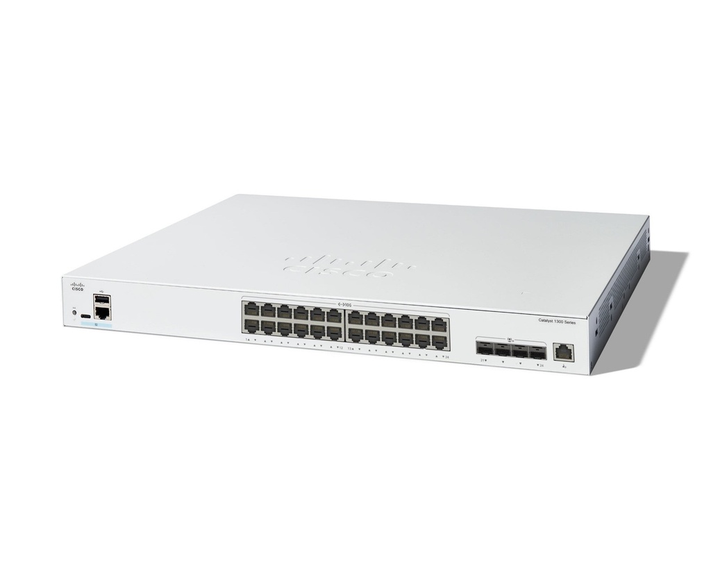 Cisco C1300-24XT Catalyst 1300 24-Port 10G Managed Switch, 20x 10G copper, 4x 10G combo