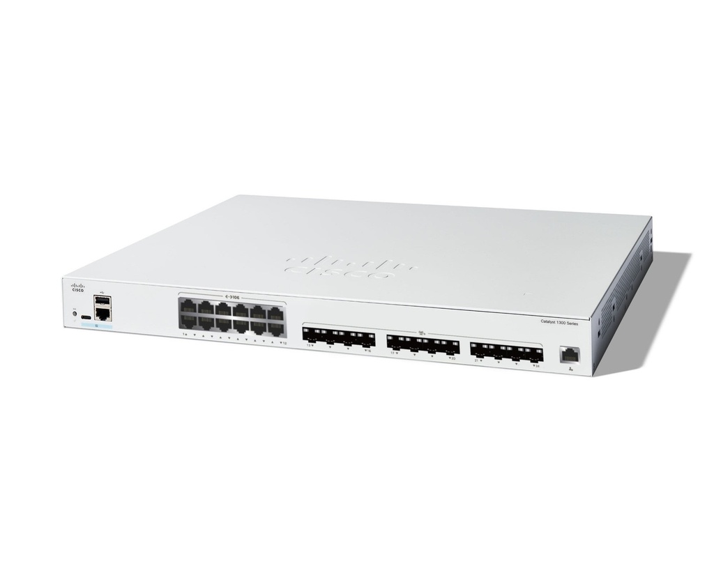 Cisco C1300-24XTS Catalyst 1300 24-Port 10G Managed Switch, 12x 10G copper, 12x 10G SFP+