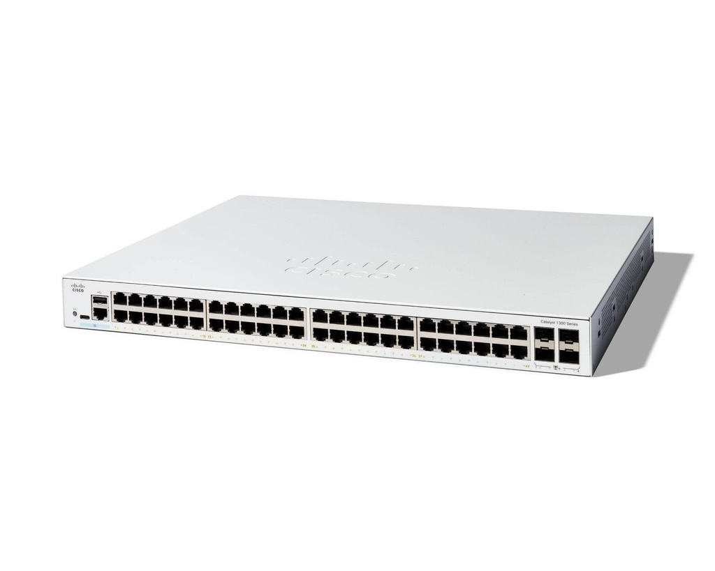 Cisco C1300-48T-4X Catalyst 1300 48-Port Gigabit Managed Switch, 4x 10G SFP+