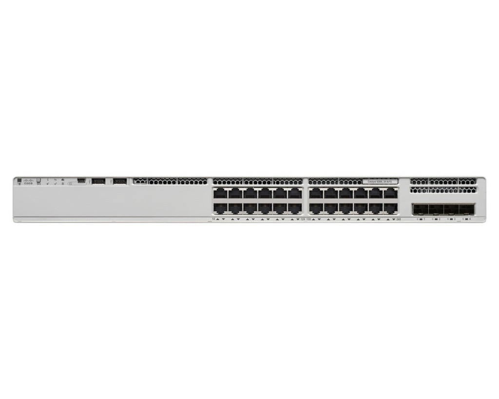 Cisco C9200-24P-E Catalyst 9200 24-Port PoE+ Switch, Modular Uplinks, Network Essentials