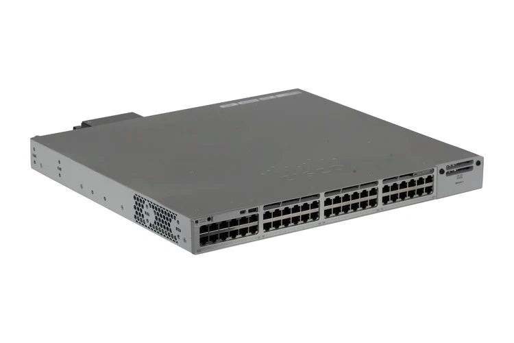 Cisco C9300-48P-M Catalyst 9300 48-Port PoE+ Switch, Modular Uplinks, Meraki Cloud-Managed