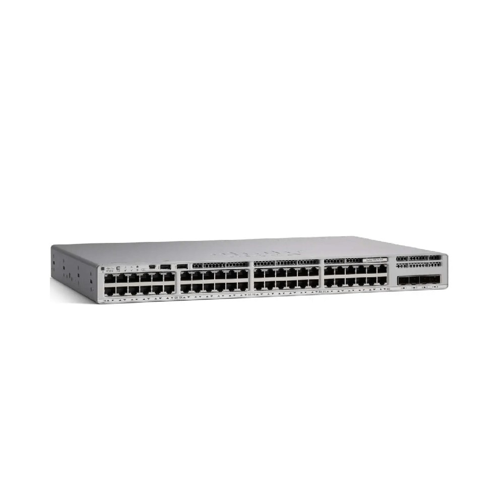 Cisco C9300L-48T-4G-A Catalyst 9300L 48-Port Data Switch, 4x 1G SFP Uplinks, Network Advantage