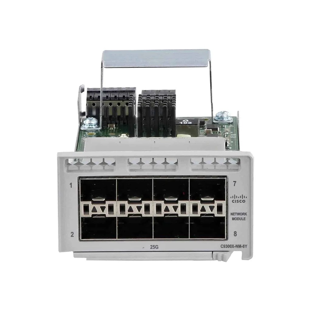 Cisco C9300X-NM-8Y= Catalyst 9300X 8-Port 25G SFP28 Network Module, Spare