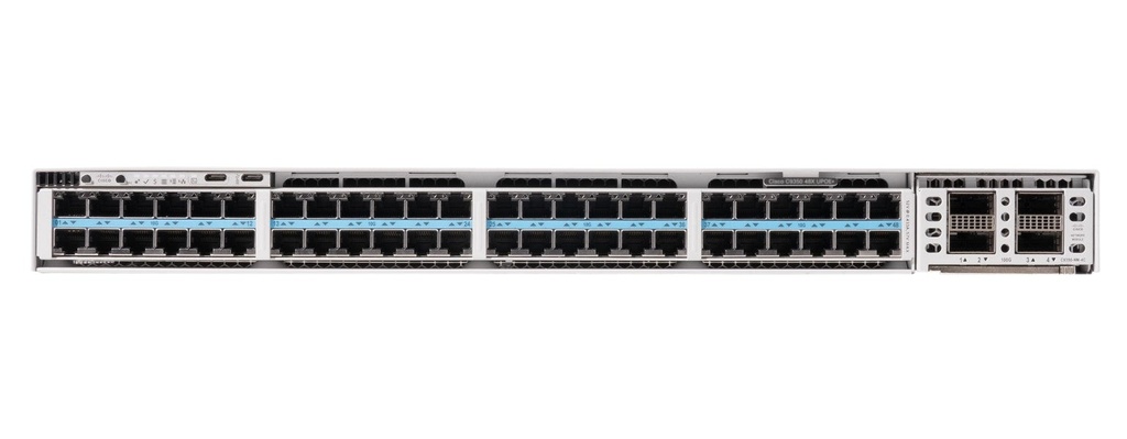 Cisco C9350-48HX C9350 Series Smart Switch, 48-Port 10G mGig UPOE+, Modular Uplinks, StackWise-1.6T