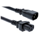 Cisco CAB-C15-CBN= Cabinet Jumper Power Cord, C14 to C15, 250 VAC 13A, 1.22m
