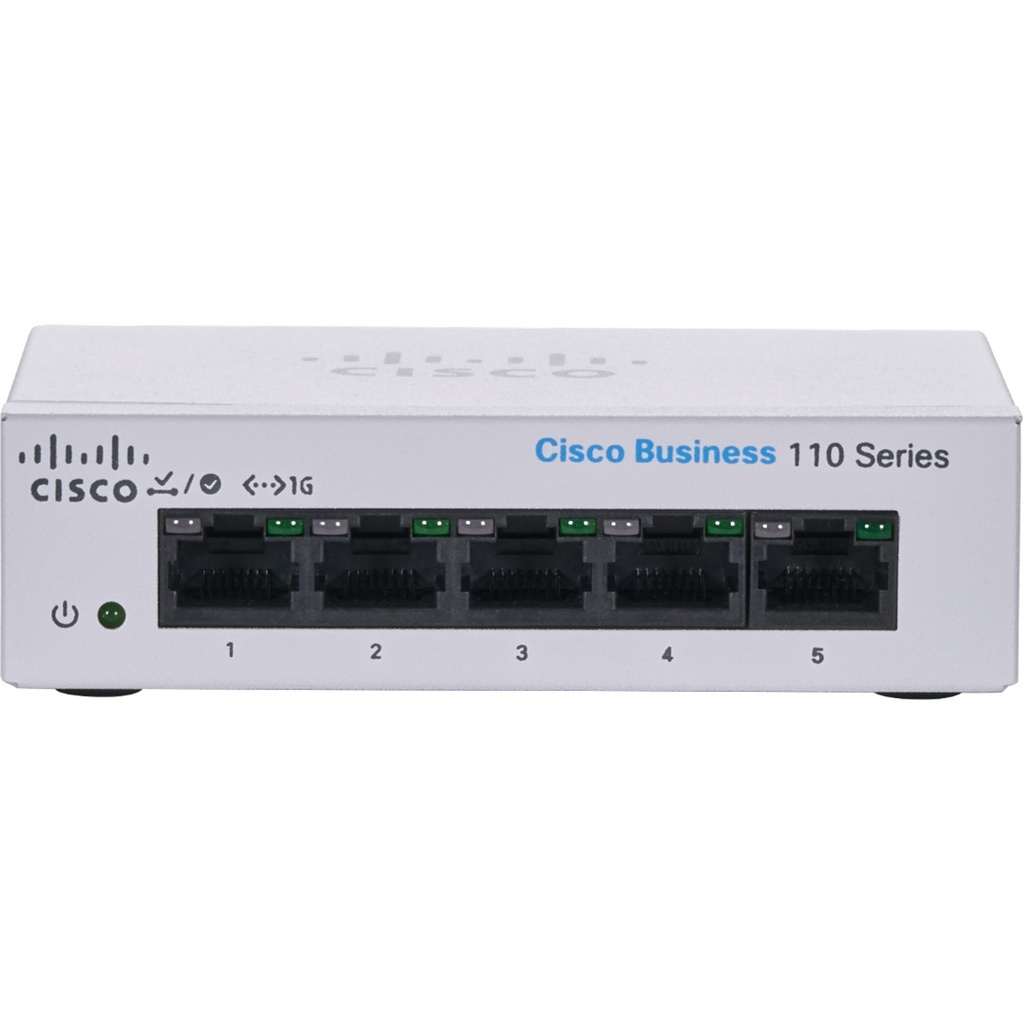 Cisco CBS110-5T-D-AU Business 110 5-port Gigabit Unmanaged Switch