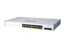 Cisco CBS220-24P-4G-AU Business 220 24-Port Gigabit PoE+ Smart Switch, 4 Gigabit SFP, 195 W PoE Budget