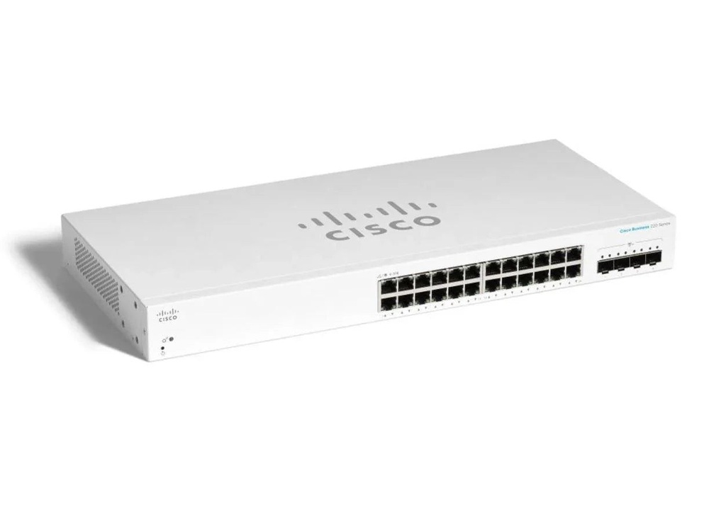 Cisco CBS220-24T-4X-AU Business 220 24-Port Gigabit Smart Switch, 4 10G SFP+