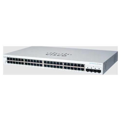 Cisco CBS220-48T-4G-AU Business 220 48-Port Gigabit Smart Switch, 4 Gigabit SFP