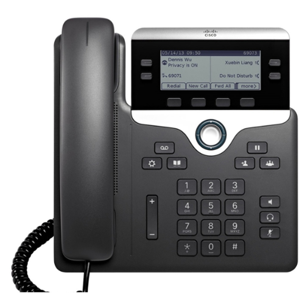 Cisco CP-7841-3PCC-K9= IP Phone 7841 Multiplatform, 4 Lines, Gigabit, PoE