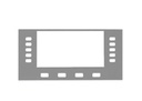 Cisco CP-8800-S-BEZEL= Spare Silver Bezel for Cisco IP Phone 8800 Series