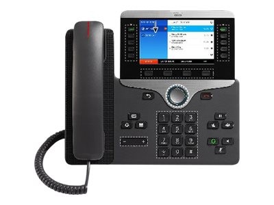 Cisco CP-8851NR-K9= IP Phone 8851NR, No Bluetooth Radio, Colour Display, USB, Gigabit, Charcoal