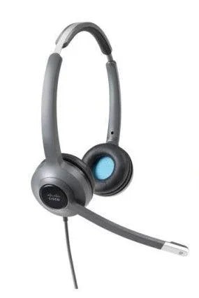 Cisco CP-HS-W-522-USBC Headset 522, Wired Dual, 3.5 mm with USB-C Adapter