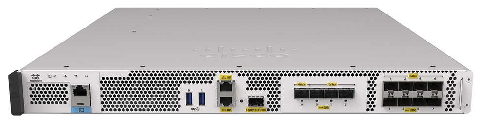 Cisco CW9800H1 Catalyst Wireless Controller, 6000 APs, 64,000 Clients, 100 Gbps, 4x 25G, 1RU