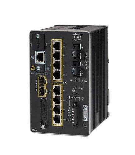 Cisco IE-3200-8P2S-E Catalyst IE3200 Rugged Fixed Industrial Switch, 8x GbE PoE+, 2x GE SFP, Network Essentials