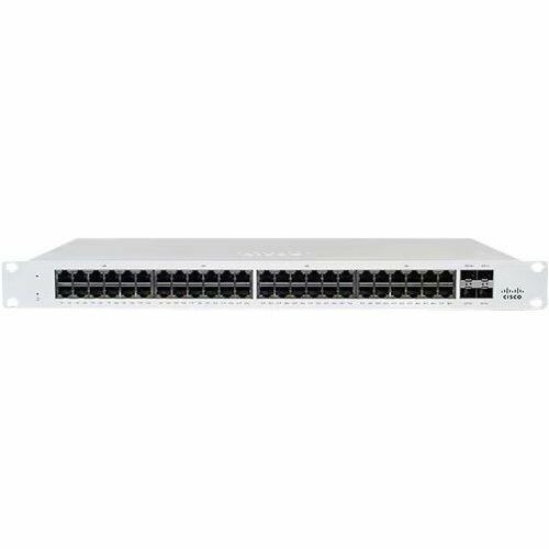 Cisco Meraki MS130-48X-HW Cloud-Managed Switch, 40x 1GbE RJ45 + 8x 2.5G mGig RJ45, 740W PoE+, 4x 10GbE SFP+