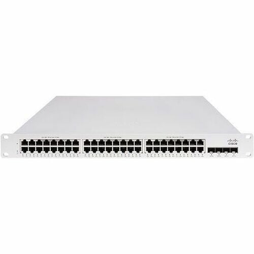 Cisco Meraki MS150-48LP-4X Cloud-Managed Stackable Switch, 48x 1GbE RJ45, 370W PoE, 4x 10G SFP+ Uplinks