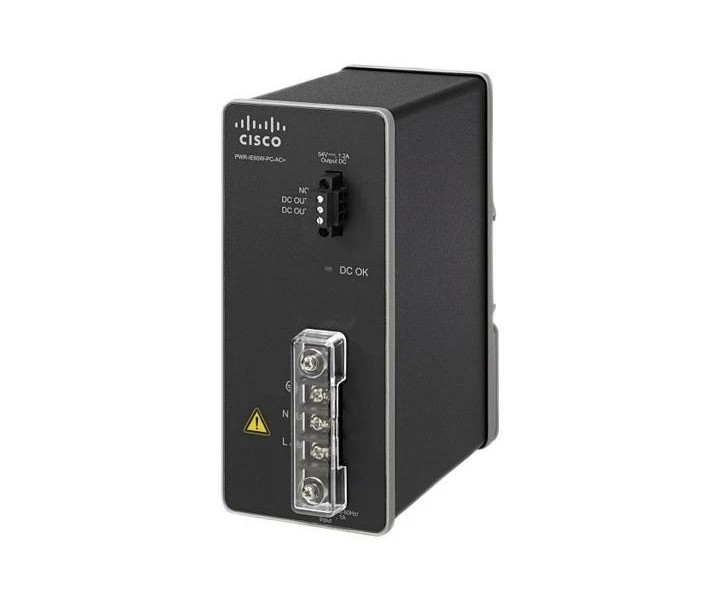 Cisco PWR-IE65W-PC-AC= 65W Industrial DIN-Rail Power Supply, AC or High DC Input, 54VDC Output