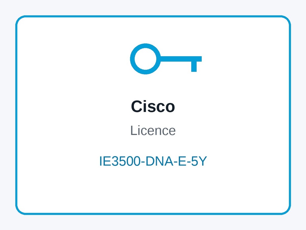 Cisco IE3500-DNA-E-5Y Cisco Catalyst Center DNA Essentials 5-Year Term Licence for IE3500 Rugged Switches