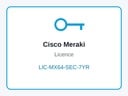 Cisco Meraki LIC-MX64-SEC-7YR MX64 Advanced Security Licence and Support, 7 Years